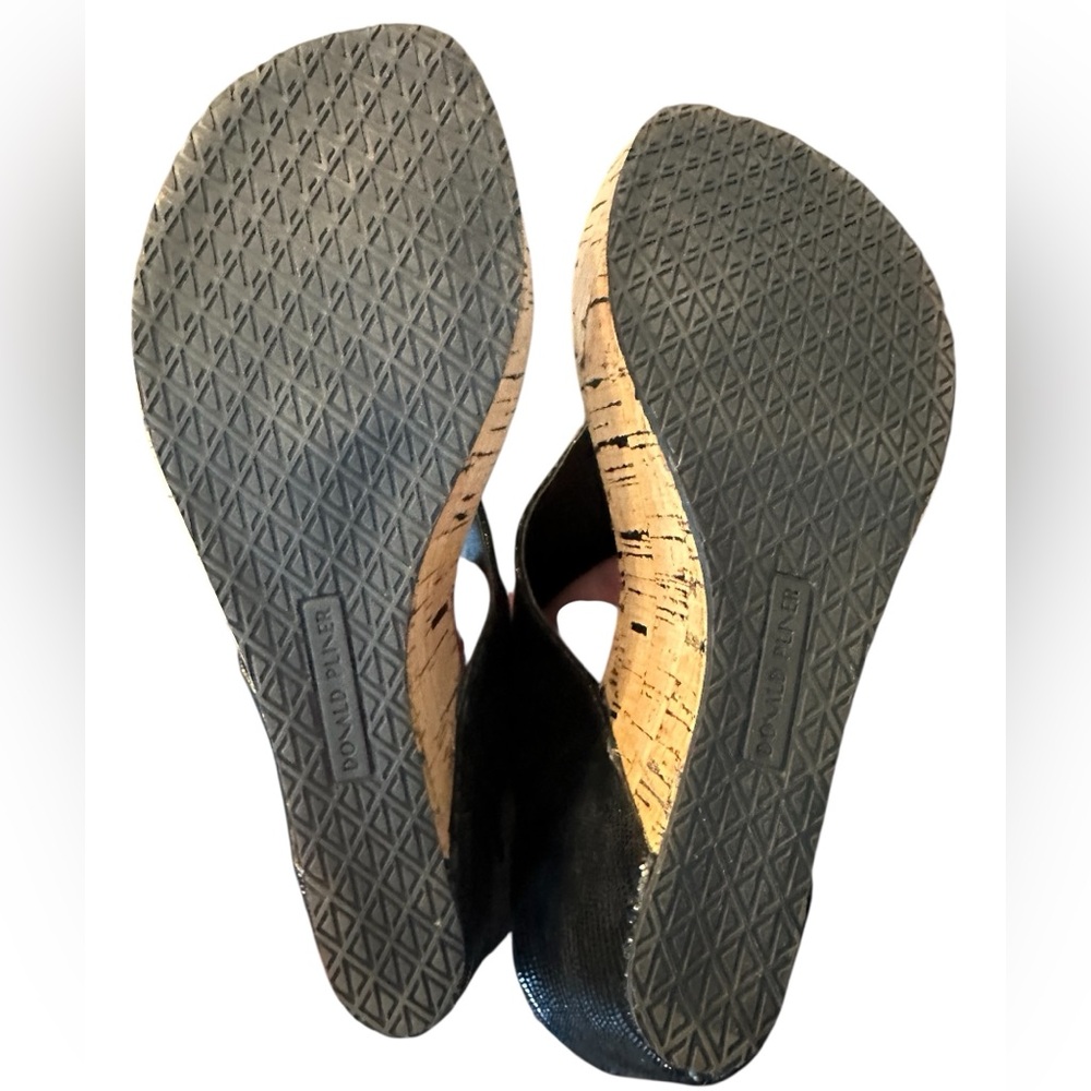 Donald J. Pliner Gil Platform Cork Wedges - Picture 6 of 6